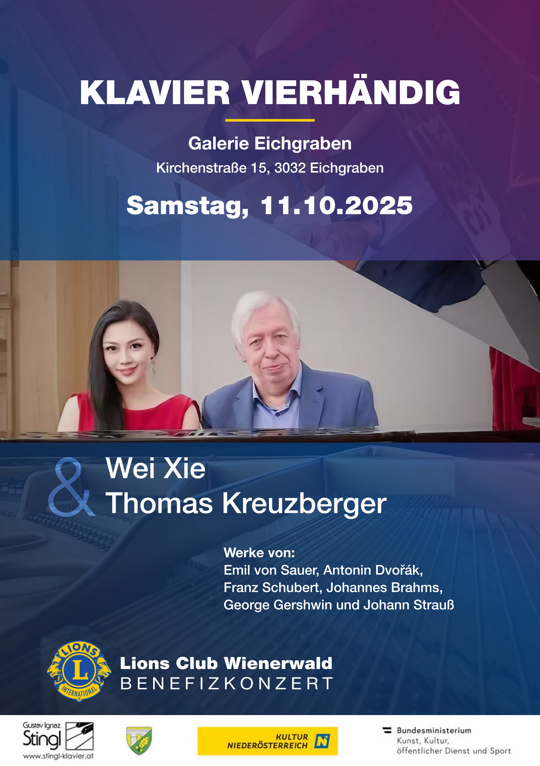 Konzert in Eichgraben - auf FAZIOLI