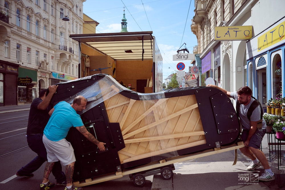 Unser FAZIOLI für Frank Wildhorn