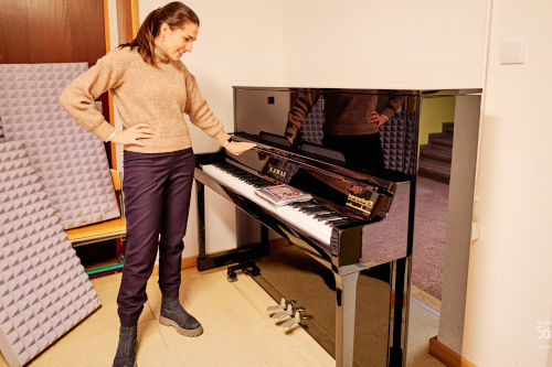 Piano Auslieferung in die Musikschule Scheiblingkirchen - Bromberg