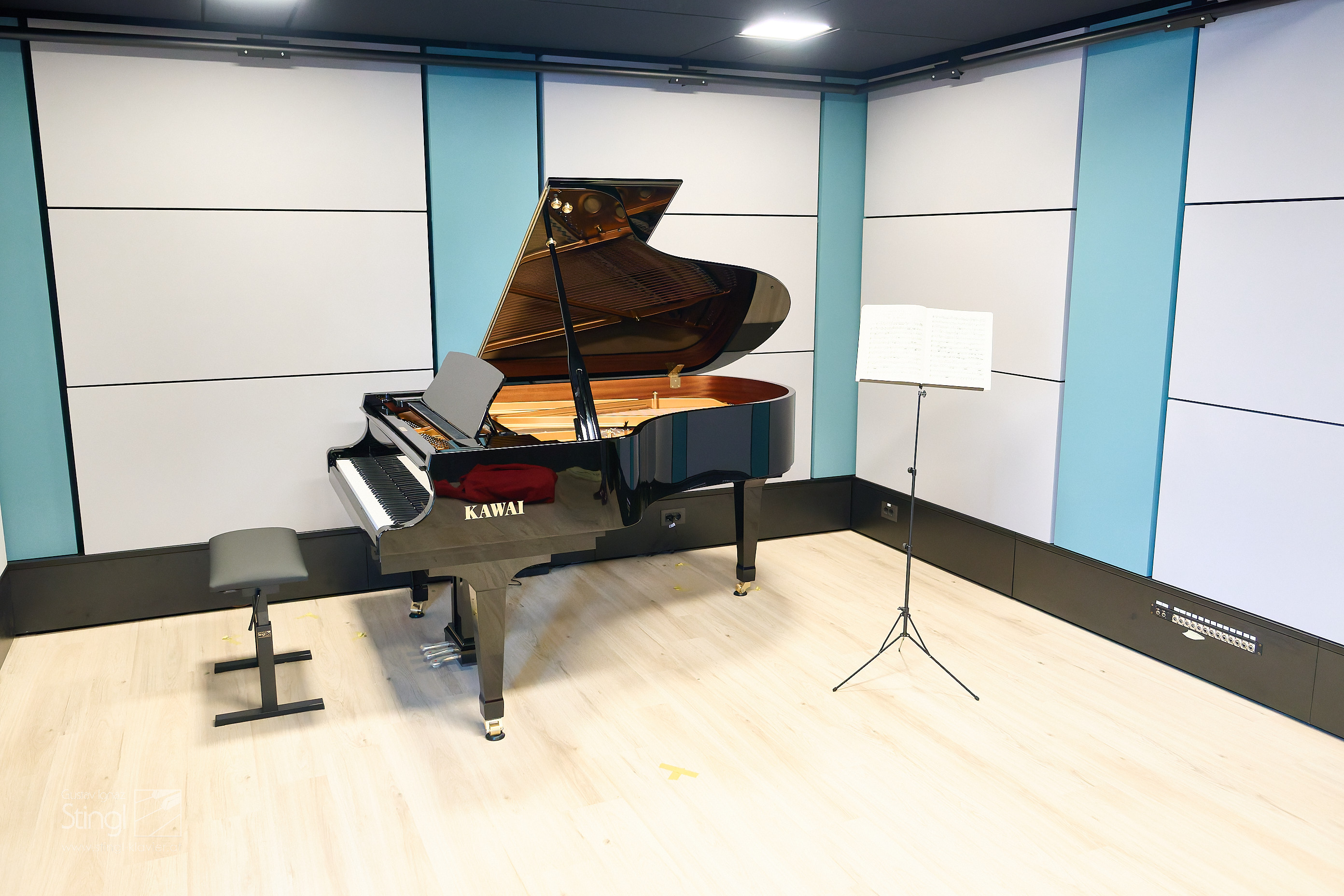 Brandneues Tonstudio in Wien - mit KAWAI GX5 ATX4 Flügel von STINGL